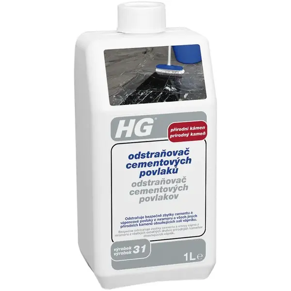 Odstraňovač cementových povlakov z prírodného kameňa č.31 1l