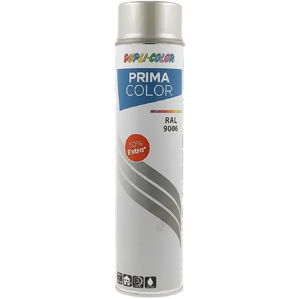 DC PRIMA Sprej RAL9006 lesk 600 ml