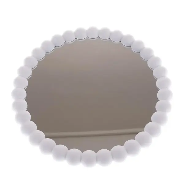 Plastové nástěnné zrcadlo 49.5x49.5x2.5 cm