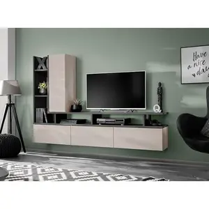 Obývacia stena Tytan Dgc Tt Dub Grafit/Kašmír