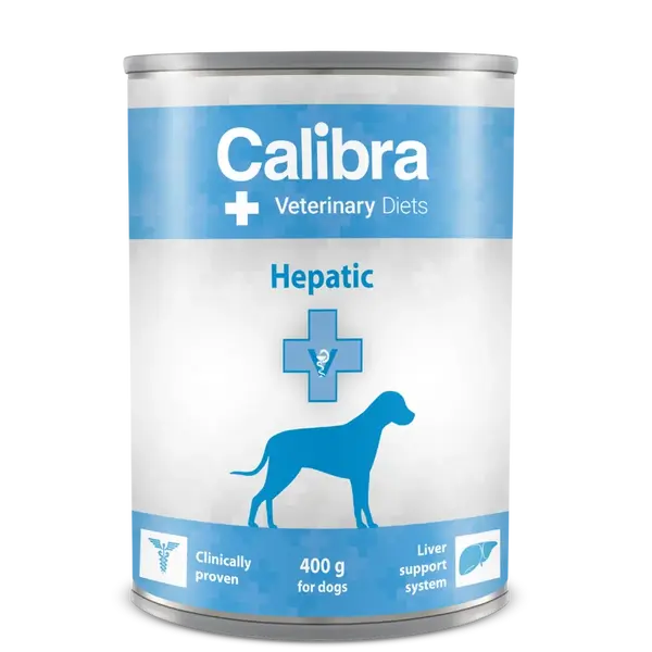 Calibra VD Dog Hepatic konzerva 400 g