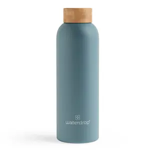 Waterdrop Termo nerezová láhev 600 ml 1 ks tyrkysová/matná