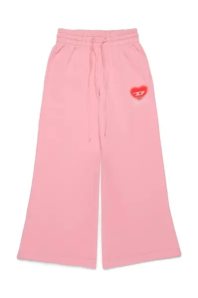 Detské bavlnené tepláky Diesel PCUORE TROUSERS