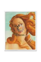 Reprodukcia na plátne v ráme autor neznámy