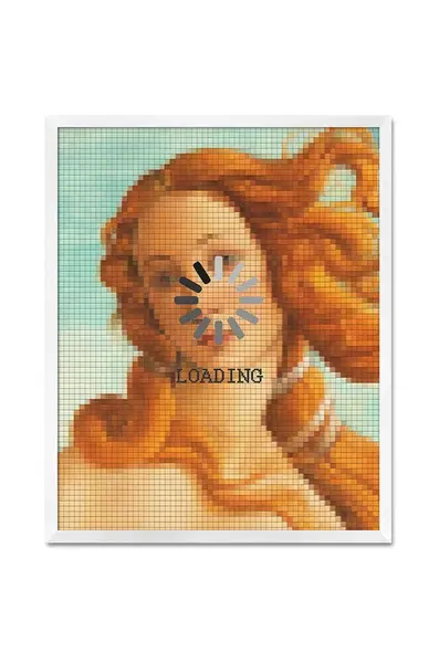 Reprodukcia na plátne v ráme autor neznámy