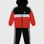 Detská tepláková súprava adidas I 3S TIB FL TS červená farba, IW3491