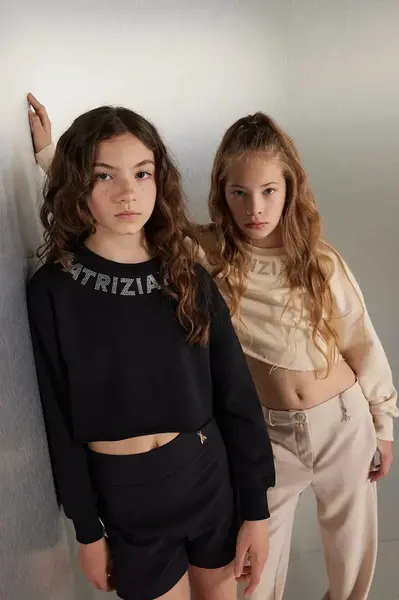 Detská bavlnená mikina Patrizia Pepe W397