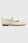 Kožené balerínky Vagabond Shoemakers Delia béžová farba,