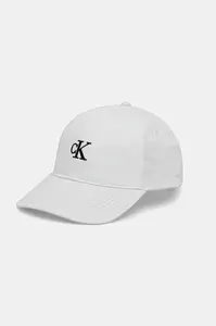 Calvin Klein čiapka so šiltom dámska bavlnená
