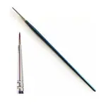 Synthetic round brush with brown tip 51281 - kulatý syntetický štětec (velikost 0/10)