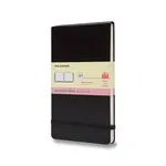 Skicář Moleskine Watercolour Album - tvrdé desky L, černý