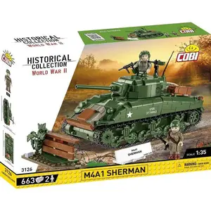 Cobi II WW M4A1 Sherman, 1:35, 663 k, 2 f