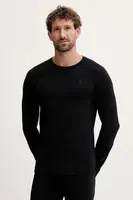 Funkční tričko s dlouhým rukávem s příměsí vlny Peak Performance Magic černá barva, G80935