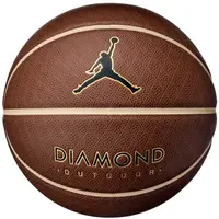 Nike JORDAN DIAMOND OUTDOOR 8P DEFLATED Basketbalový míč, hnědá, velikost