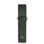 Pouzdro na pero Montblanc Sartorial tmavě zelené, pro 1 ks