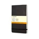 Zápisník Moleskine Reporter - měkké desky - S, linkovaný, černý