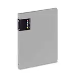 4kroužkový pořadač Transparent, A4, 20 mm - šedá