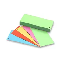 Papírový rozlišovač HIT Office, 105 × 240 mm - zelený