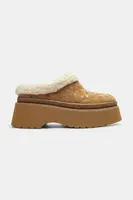 Semišové papuče Coach Cecelia Signature