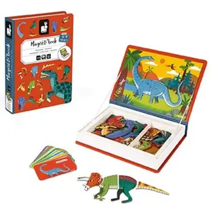 Janod Magnetibook Dinosauři Magnetická kniha pro děti
