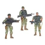 Řídící středisko voják 10cm s 3 kusy zbraně.