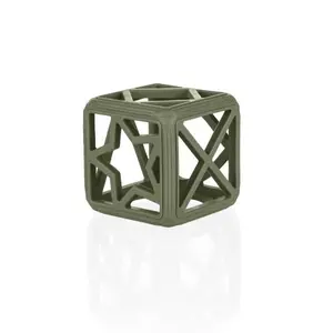 Silikonové kousátko Square, Forest Green