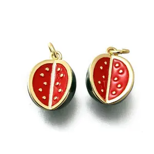 Brass Enamel Pendants