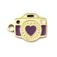 304 Stainless Steel Enamel Charms