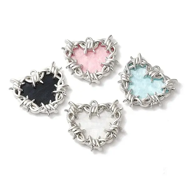 Heat Rack Plating Alloy Pendants