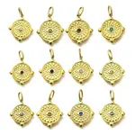 304 Stainless Steel Rhinestone Pendants