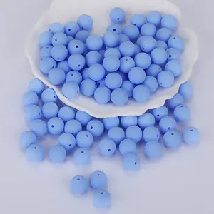 Round Silicone Focal Beads