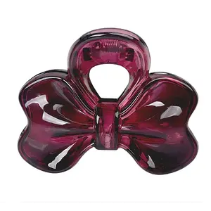 Plastic Bowknot Claw Hair Clips