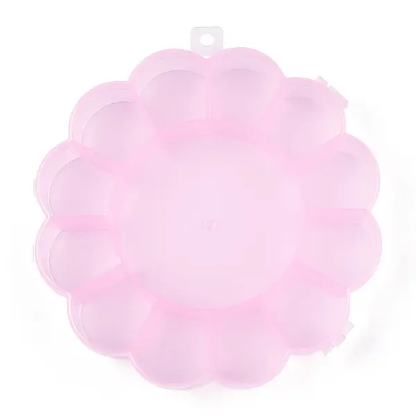 Flower Plastic Bead Storage Containers