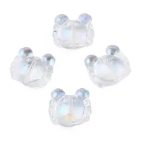 Transparent Electroplate Glass Beads