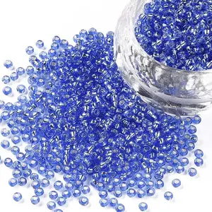 11/0 Grade A Round Transparent Glass Seed Beads