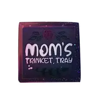 Square Mother's Day Word MOM DIY Tray Silicone Molds