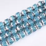 Electroplate Glass Beads Strands