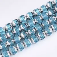 Electroplate Glass Beads Strands