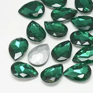 Pointed Back Glass Rhinestone Cabochons