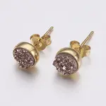 Druzy Resin Stud Earrings