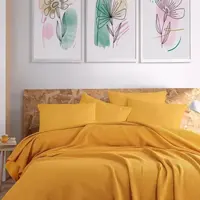 Přehoz 200x230 pique - okrová