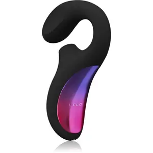 Lelo Enigma vibrátor so stimulátorom klitorisu Black 17 cm