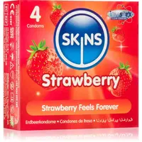 Skins Strawberry kondómy 4 ks