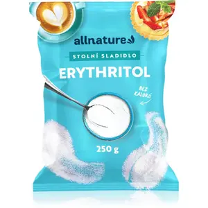 Allnature Erythritol sladidlo bez kalorií 250 g