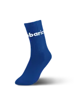 Barebarics - Barefoot Ponožky - Crew - Cobalt Blue - Big logo