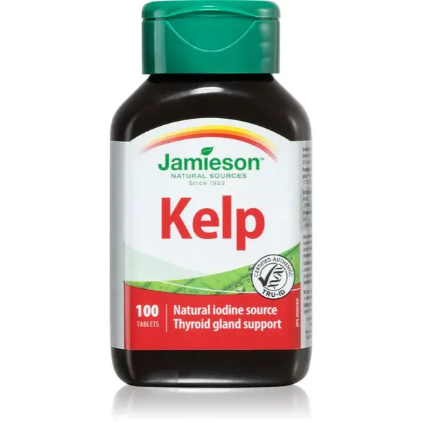 Jamieson Kelp tablety pre správnu funkciu štítnej žľazy 100 tbl