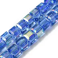 Electroplate Glass Beads Strands