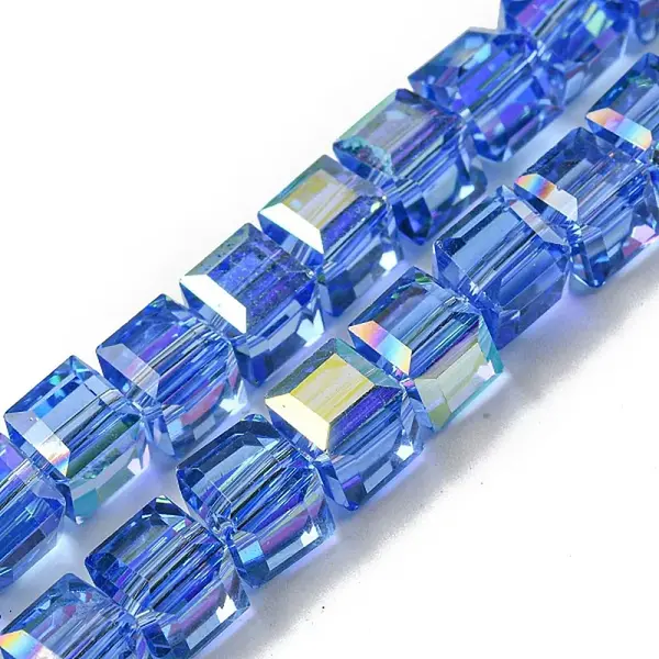Electroplate Glass Beads Strands