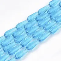 Transparent Glass Beads Strands