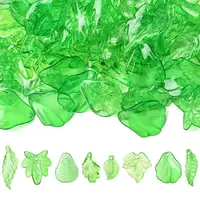 360Pcs 8 Styles Transparent Acrylic Pendants